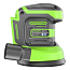 Эксцентриковая шлифмашина Greenworks OS325, 24V, 125 мм, щеточная, без АКБ и ЗУ