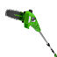 Высоторез-сучкорез Greenworks G24PS201K4, 24V, 20 см, c АКБ 4 А/ч и ЗУ 2А