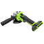 Угловая шлифмашина Greenworks AG5900K5, 24V, 125 мм, бесщеточная, с АКБ 5 А/ч и ЗУ 2А