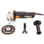 Угловая шлифмашина электрическая WORX WX711.1, 220V, 115 мм, 750 Вт, щеточная + кейс