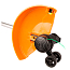 Триммер  WORX WG184E, 40V, 33 см, щеточный, с 2xАКБ 2 А/ч и двойным ЗУ + коробка