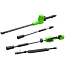 Кусторез штанговый  Greenworks G24PH511K5, 24V, 51 см, щеточный, с АКБ 5 А/ч и ЗУ 2А