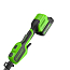Триммер Greenworks GD24LT331K2, 24V, 33 см, бесщеточный, с АКБ 2 А/ч и ЗУ 2А