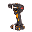 Дрель-шуруповерт  WORX WX102, 20V, бесщеточная, с 2xАКБ 2 А/ч и ЗУ + кейс
