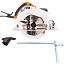 Пила дисковая электрическая WORX WX445, 190 мм, 220V, 1600 Вт, щеточная