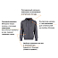 Куртка с подогревом WORX WA4660, размер S, серая