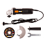 Угловая шлифмашина WORX WX717, 220V, 125 мм, 750 Вт, щеточная