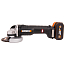 Угловая шлифмашина  WORX WX812, 20V, 125 мм, бесщеточная, с АКБ 4 А/ч и ЗУ