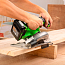 Пила циркулярная Greenworks GD24CS165K2, 165 мм, 24V, бесщеточная, c АКБ 2 А/ч и ЗУ 2А