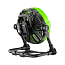 Вентилятор с гибридным питанием Greenworks G24FAN, 24V/110-240V, щеточный, без АКБ и ЗУ