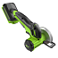 Угловая шлифмашина Greenworks GD24UCS, 24V, 76 мм, бесщеточная, без АКБ и ЗУ