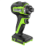 Винтоверт ударный Greenworks ID3170K2, 24V, бесщеточный, с АКБ 2 А/ч и ЗУ 2А