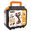 Гайковерт  WORX WX279, 20V, бесщеточный, с 2xАКБ 2 А/ч и ЗУ + кейс