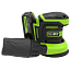Эксцентриковая шлифмашина Greenworks OS325, 24V, 125 мм, щеточная, без АКБ и ЗУ