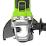 Угловая шлифмашина Greenworks AG5900K5, 24V, 125 мм, бесщеточная, с АКБ 5 А/ч и ЗУ 2А