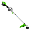 Триммер Greenworks ST161SK8, 82V, 43 см, бесщеточный, с АКБ 8 А/ч и ЗУ 4А