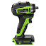 Гайковерт ударный Greenworks G24IW200, 24V, бесщеточный, без АКБ и ЗУ