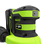 Эксцентриковая шлифмашина Greenworks OS325, 24V, 125 мм, щеточная, без АКБ и ЗУ