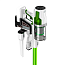 Пылесос вертикальный акк. Greenworks SV24532, 24V, б/щет, 350 Вт, 21 кПа, электрощетка, 3 насадки, LED, белый+зеленый, 1х8Ач и ЗУ 